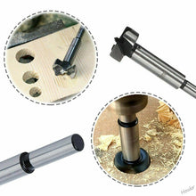 Load image into Gallery viewer, 5 Piece Drill Bit Set FORSTNER BITS 15-35mm Heavy Duty Circular Carbide Edges