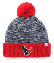 Load image into Gallery viewer, Houston Texans -'47 NFL Adult Women's Trytop Cuff Knit Hat with Pom