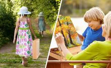 Load image into Gallery viewer, Desktop Artist Easel Portable Adjustable Tabletop Sketching Painting Organizer