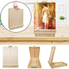 Load image into Gallery viewer, Desktop Artist Easel Portable Adjustable Tabletop Sketching Painting Organizer