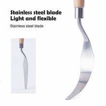 Load image into Gallery viewer, Professional 12 Piece Artist Palette Knife Set for Oil Paint, Natural Wood, New