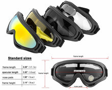 Load image into Gallery viewer, Goggles Ski, Snowboard, Skate, Cycling & Motorcycle Glasses UV Protection Yellow