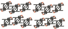 Load image into Gallery viewer, Case of 24 pcs - 24" Nylon BAR CLAMPS - F Style Ratcheting Quick Release Grip - Woodworking Welding