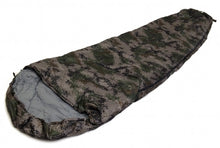 Load image into Gallery viewer, 8' Sleeping Bag for 20+ Degrees Fahrenheit - Mummy Style Digital Camo