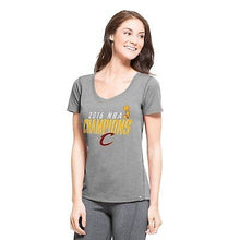 Load image into Gallery viewer, NBA Cleveland Cavaliers Women's 2016 Champions '47 High Point Tee, Grey