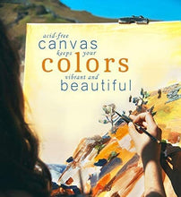 Load image into Gallery viewer, 65 Yard Canvas Roll Pure Cotton Duck Double Primed Acrylic Gesso Canvas 8" Wide