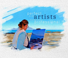 Load image into Gallery viewer, 65 Yard Canvas Roll Pure Cotton Duck Double Primed Acrylic Gesso Canvas 8" Wide