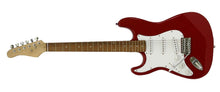 Load image into Gallery viewer, Zenison Southpaw Electric Guitar - Left Handed, Triple Pickups 3 - Red