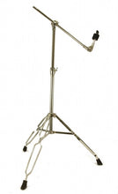 Load image into Gallery viewer, CYMBAL BOOM STAND 5' feet DOUBLE BRACED Chrome Percussion Dums Tripod NEW