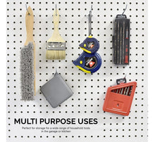 Load image into Gallery viewer, Pack of 10 - Metal Peg Board 4" Hooks Hanging Shelving Storage Steel Display