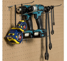 Load image into Gallery viewer, Pack of 10 - Metal Peg Board 4" Hooks Hanging Shelving Storage Steel Display