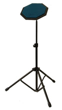 Load image into Gallery viewer, 8x8'' Octagon Drum Practice Pad with 19-32'' Adjustable Stand - Green