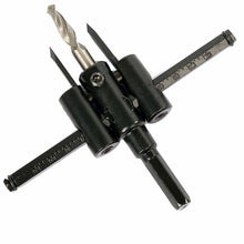 Load image into Gallery viewer, Heavy Duty Circular Cutting Tool, Cuts Variety of Materials, 1/4" Shank