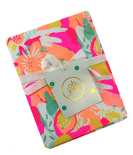 Load image into Gallery viewer, Oh Joy! Neon Floral Crib Sheet, Standard Size Fitted Sheet, Easy Care Fabric