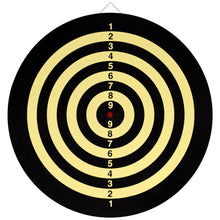 Load image into Gallery viewer, Dartboard Set - Double Sided 16.5" DART BOARD + 6 Brass Tipped DARTS