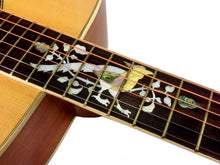 Load image into Gallery viewer, DREADNAUGHT ACOUSTIC GUITAR Art Deco Mother of Pearl BIRD INLAY Spruce