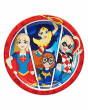 Load image into Gallery viewer, American Greetings DC Super Hero Girls Party Supplies, Paper Plates (8-Count)