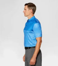 Load image into Gallery viewer, Jack Nicklaus Men's Color Block Golf Polo - Blue XS