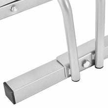 Load image into Gallery viewer, 2 Bike Bicycle Stand Parking Garage Storage Organizer Cycling Rack Silver Twin