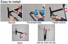Load image into Gallery viewer, Bike Flip Up Bicycle Storage Hanger Rack Garage Wall Mount Holder Heavy Duty