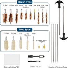 Load image into Gallery viewer, 78pc Professional Universal Gun Cleaning Kit for Pistols, Shotguns, Rifles & More