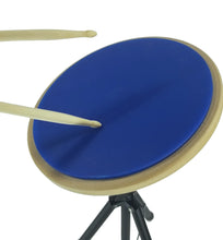 Load image into Gallery viewer, Silence 10 inch Snare Drum Pad Practice Drum DOuble Sided Mute Pads  Round, Blue