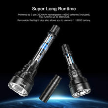 Load image into Gallery viewer, WUBEN H8 Flashlight 1800 Lumens CREE LED Rechargeable Waterproof