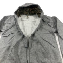 Load image into Gallery viewer, Men's Full Zip Hoody Mossy Oak Hood Lining Pockets SPORT GREY - Size L