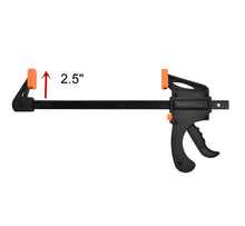Load image into Gallery viewer, 6" Nylon BAR CLAMP - F Style Ratcheting Quick Release Grip - Woodworking Welding
