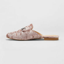 Load image into Gallery viewer, Womens Merona Kona Pink Backless Mule Slip On Loafers Flats Color:Pink, Size:9.5