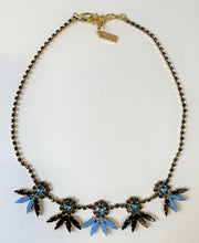 Load image into Gallery viewer, Tova Antique Gold Gentle Petal Necklace