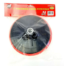 Load image into Gallery viewer, 7" Polishing Wheel - Thick Foam Pad with Hook and Loop Backing from White Dog