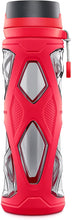Load image into Gallery viewer, ZULU Charge BPA-Free Plastic Water Bottle with 360 Dial-a-Flow Lid, Size: 24 oz