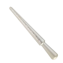 Load image into Gallery viewer, Ring Size Mandrel, US Sizes 1-15, EU, mm, and International Sizes, Aluminum