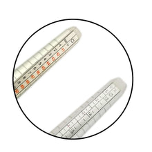 Load image into Gallery viewer, Ring Size Mandrel, US Sizes 1-15, EU, mm, and International Sizes, Aluminum