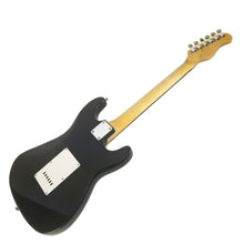 Load image into Gallery viewer, Full Size Left Handed Electric 6 String Guitar, Solid Wood Body and Bolt on Neck, Cable and Tremolo Arm, Color: Sun Burst