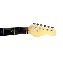 Load image into Gallery viewer, Full Size Right Handed Electric 6 String Guitar, Solid Wood Body and Bolt on Neck, Cable and Tremolo Arm, Color: Hot Pink