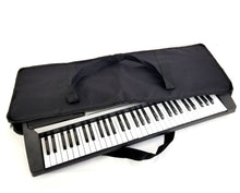Load image into Gallery viewer, Gig Bag with Padded Plush Case and Storage Travel Strap for Keyboard, Size: 36" x 14" x 4", Color: Black
