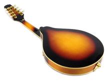 Load image into Gallery viewer, 8-String MANDOLIN A-Style SUNBURST Acoustic SANDALWOOD, SPRUCE Gold Hardware
