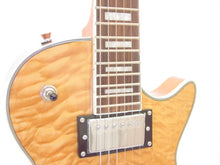 Load image into Gallery viewer, ELECTRIC GUITAR - NATURAL WOOD QUILTED MAPLE - HOLLOW BODY F-Soundhole SUPREME
