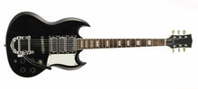 Load image into Gallery viewer, ELECTRIC GUITAR - GOTH BLACK - MAHOGANY - Triple Pickup AC-DC Style NEW