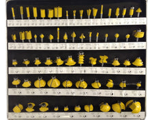 Load image into Gallery viewer, 66 piece ROUTER BIT SET - 1/4" shank NEW CARBIDE BITS Aluminum Carry Case