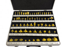 Load image into Gallery viewer, Router Bits Set - 66 Piece 1/2" Shank Carbide Aluminum Case