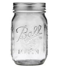 Load image into Gallery viewer, Case of 48 - Mason Jars 16oz Regular Mouth Glass Canning Jars w/ Lids & Bands