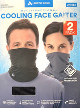 Load image into Gallery viewer, 2-Pack Head Cooling Gaiters UPF 50+ Moisture Wicking Headband, Scarf, Balaclava