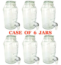 Load image into Gallery viewer, Set of 6 Lemonade Dispensers with Lids and Spigots, Party Beverage Dispensers