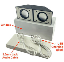 Load image into Gallery viewer, Dual Rotating Quality Bluetooth Wireless Speakers PL-4520, 3 Positions