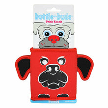 Load image into Gallery viewer, Kidkusion Inc. Bulldog Mascot Bottle Bud - Collegiate Collection - Red/Black