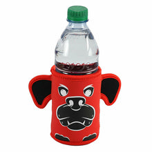 Load image into Gallery viewer, Kidkusion Inc. Bulldog Mascot Bottle Bud - Collegiate Collection - Red/Black