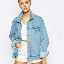 Load image into Gallery viewer, <p>American Apparel Light Wash Unisex Denim Jacket - X-Small </p>